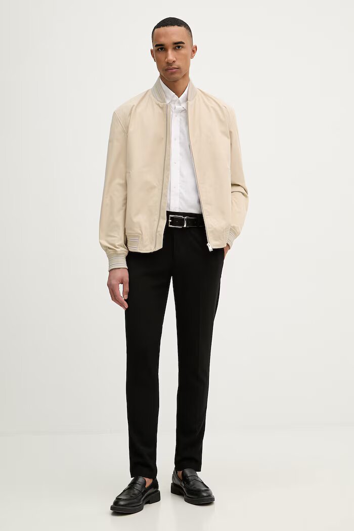 Tommy Hilfiger риза мъжка памучна бяла MW0MW42936