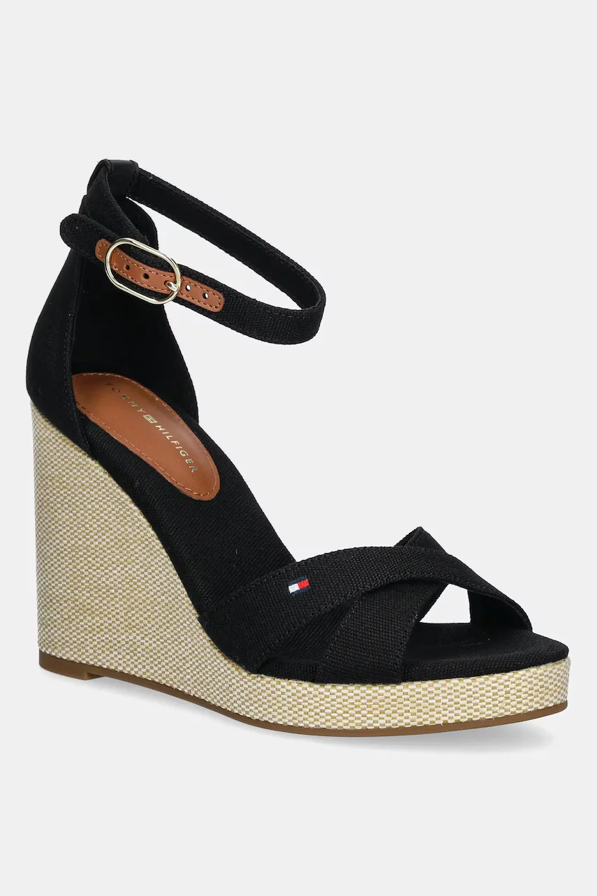 Tommy Hilfiger Сандали FLAG HIGH WEDGE ESPAD CRISSCROSS
