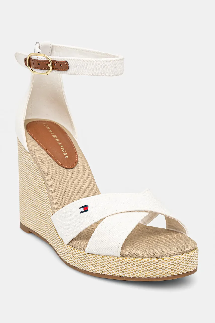 Tommy Hilfiger Сандали FLAG HIGH WEDGE ESPAD CRISSCROSS
