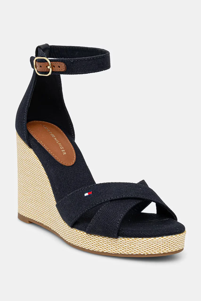Tommy Hilfiger Сандали FLAG HIGH WEDGE ESPAD CRISSCROSS