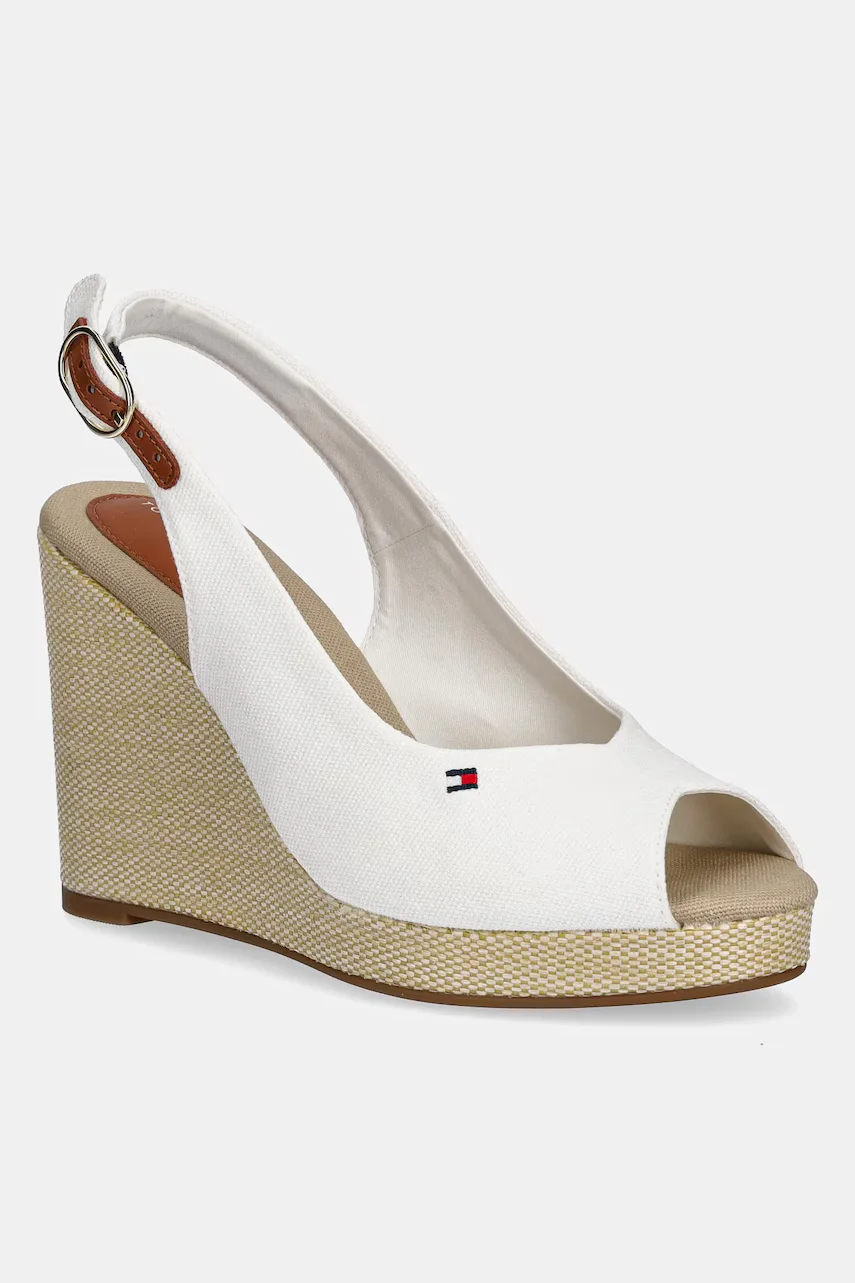 Tommy Hilfiger Сандали FLAG HIGH WEDGE ESPAD SLINGBACK