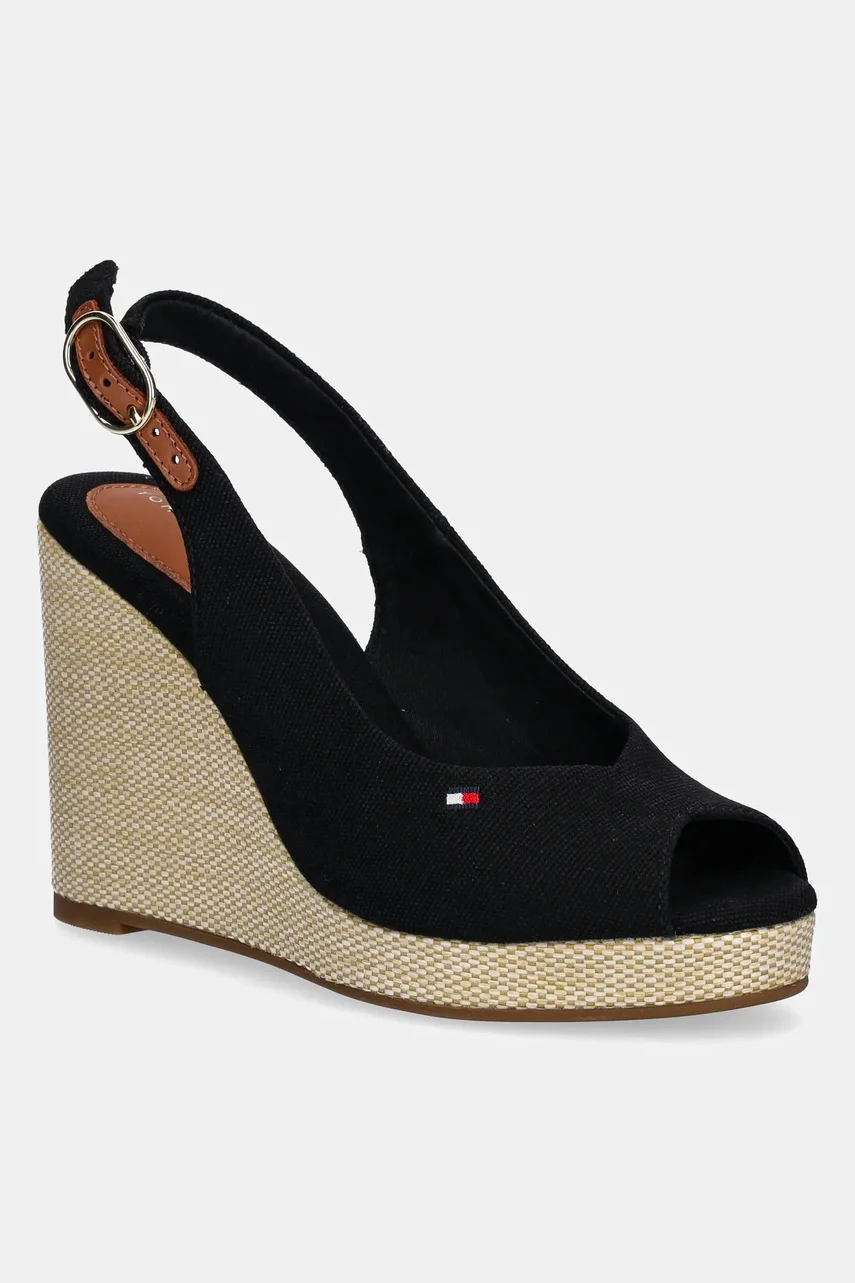 Tommy Hilfiger Сандали FLAG HIGH WEDGE ESPAD SLINGBACK