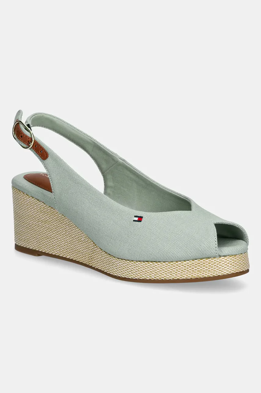 Tommy Hilfiger Сандали FLAG MID WEDGE ESPAD SLINGBACK
