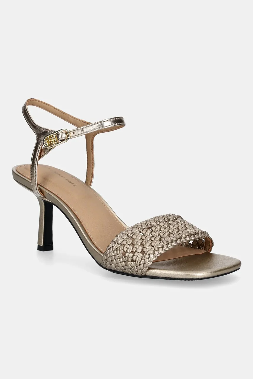 Tommy Hilfiger Сандали METALLIC LTHR KITTEN SANDAL