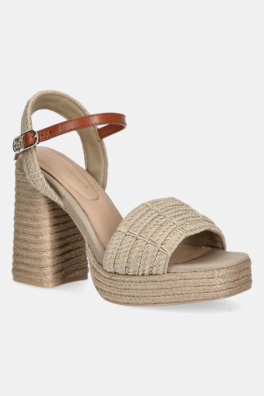 Tommy Hilfiger Сандали ROPE HEEL PLATFORM SANDAL