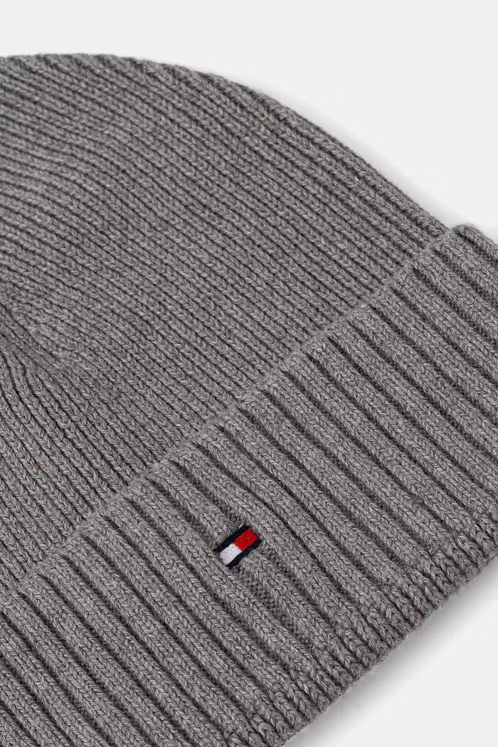 Tommy Hilfiger Шапка и ръкавици с кашмир (2 броя) в сиво AM0AM13806