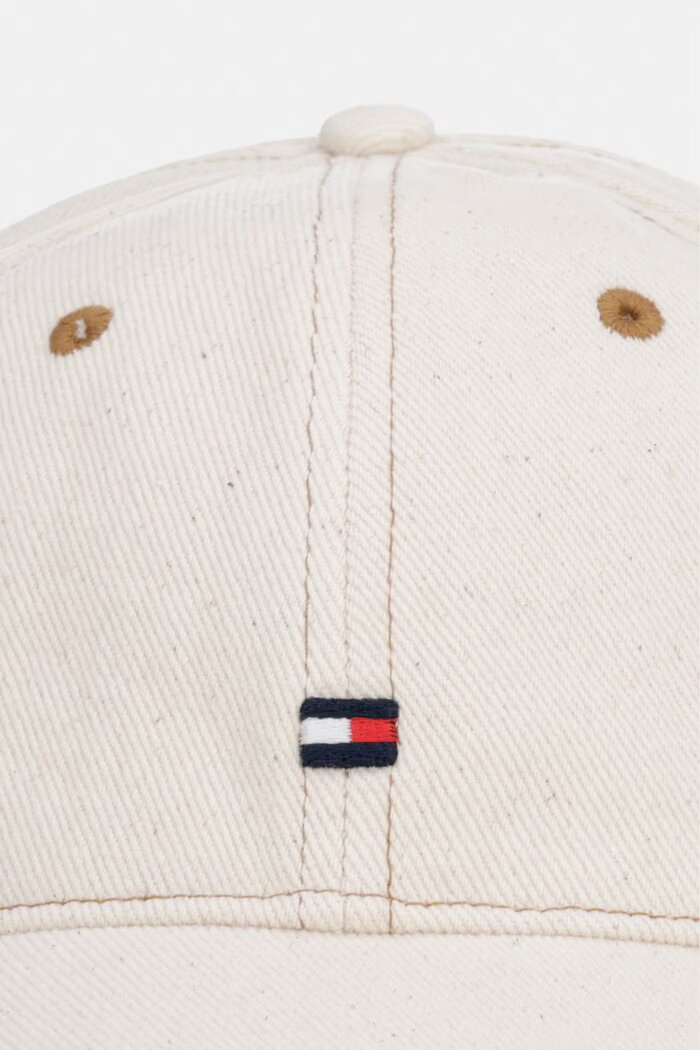 Tommy Hilfiger шапка с козирка мъжка от памук бежова AM0AM14102