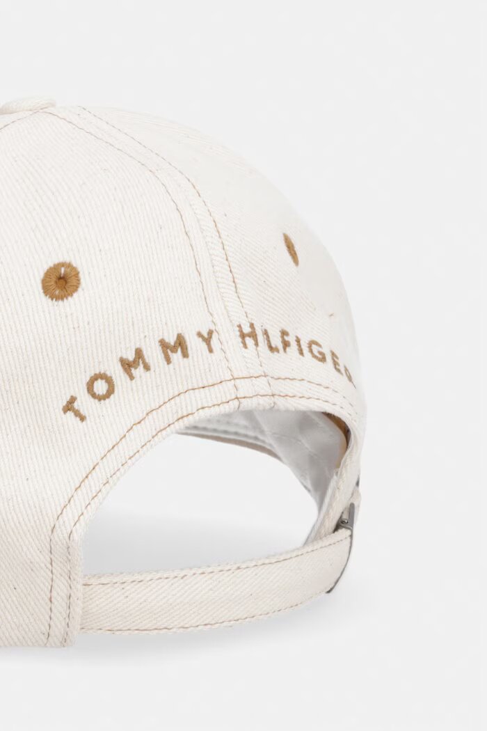 Tommy Hilfiger шапка с козирка мъжка от памук бежова AM0AM14102
