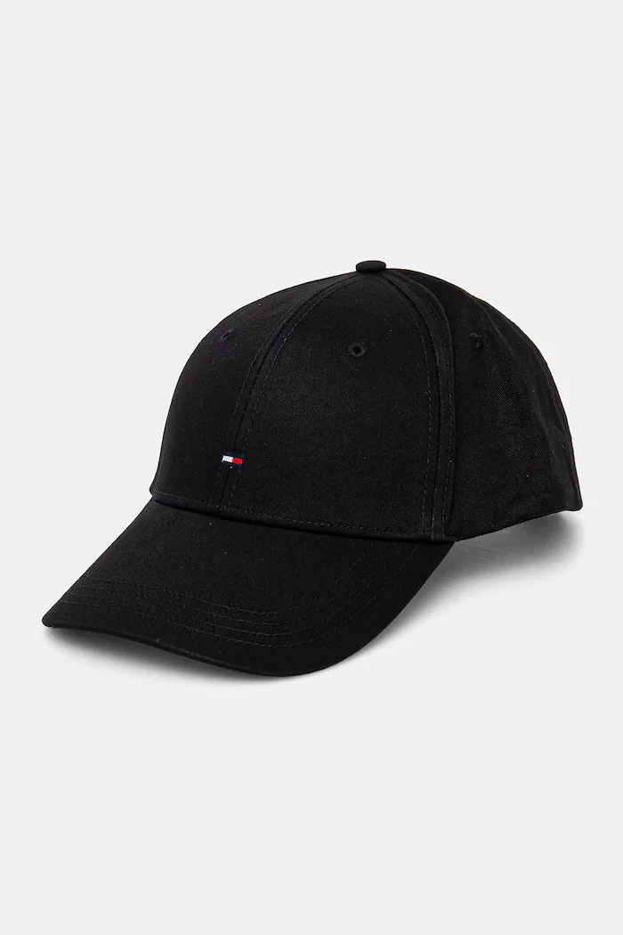 Tommy Hilfiger Шапка в черно с изчистен дизайн E367895041