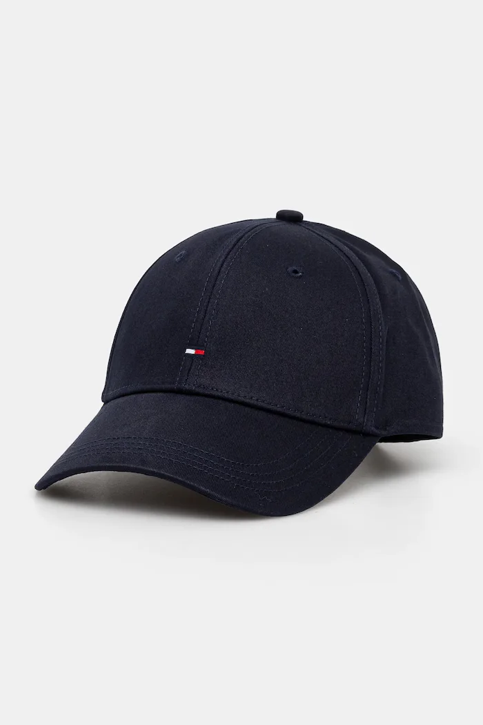 Tommy Hilfiger Шапка в тъмносиньо с изчистен дизайн E367895041