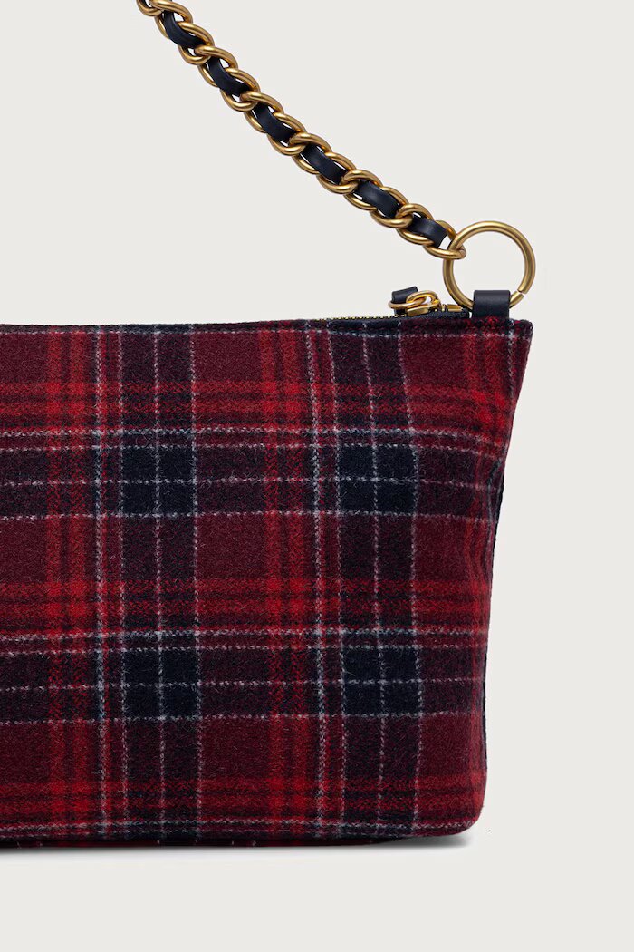 Tommy Hilfiger шопинг чанта дамска от вълнена материя тъмносиня AW0AW19513