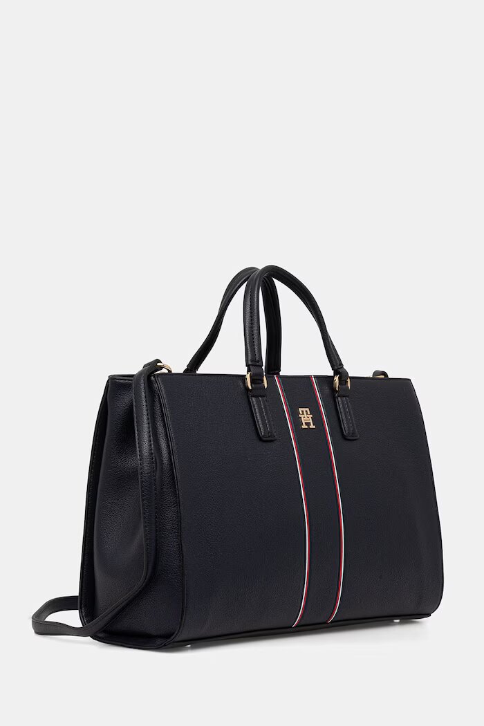 Tommy Hilfiger шопинг чанта дамска тъмносиня AW0AW18644