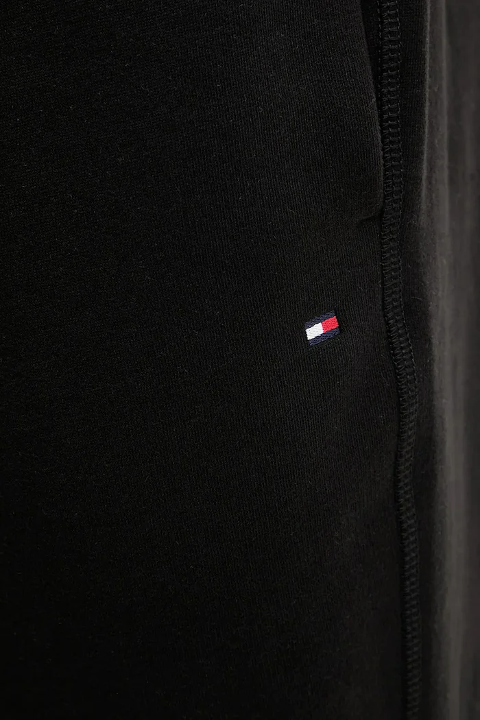 Tommy Hilfiger спортен панталон мъжки с памук черен MW0MW37231