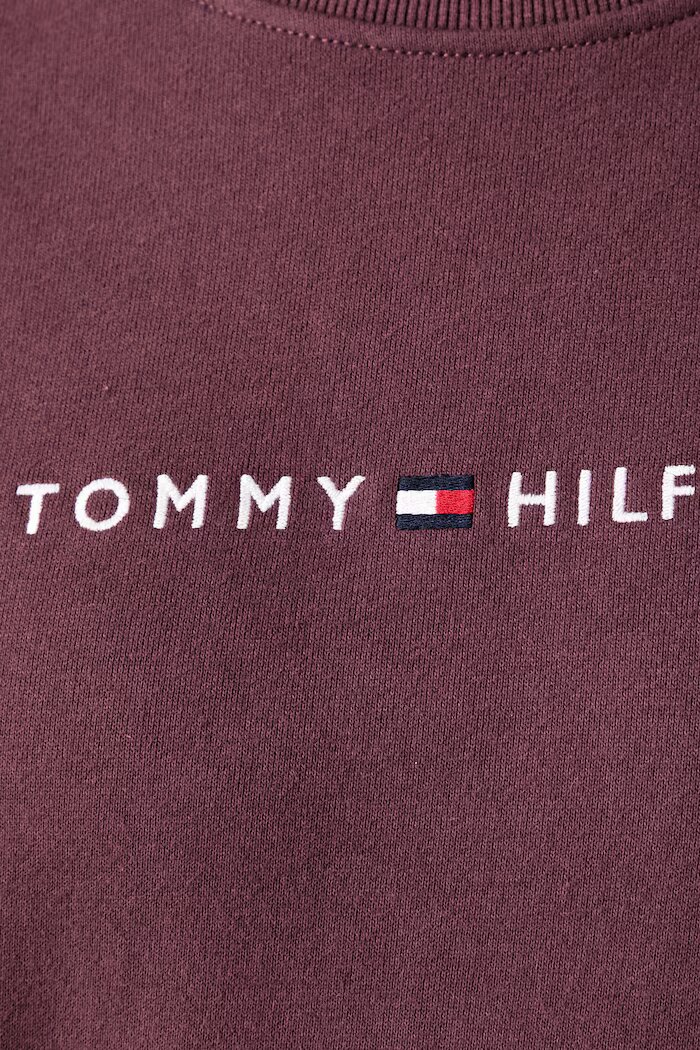 Tommy Hilfiger суичър дамски от памук кафяв UW0UW06619