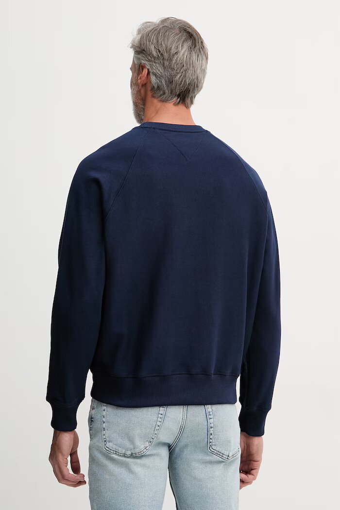 Tommy Hilfiger суичър мъжки от памук тъмносин MW0MW42471