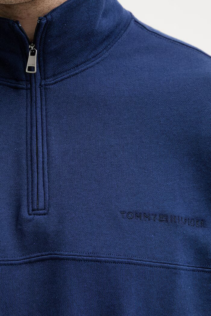 Tommy Hilfiger суичър мъжки с памук тъмносин UM0UM03909