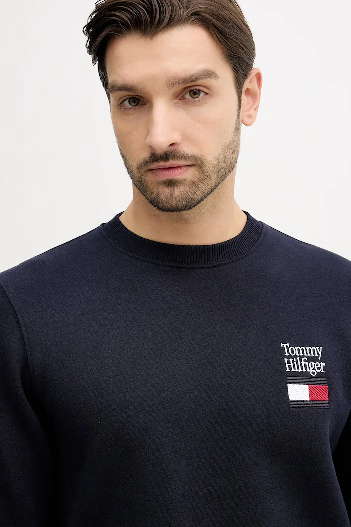 Tommy Hilfiger суичър мъжки тъмносин MW0MW42778