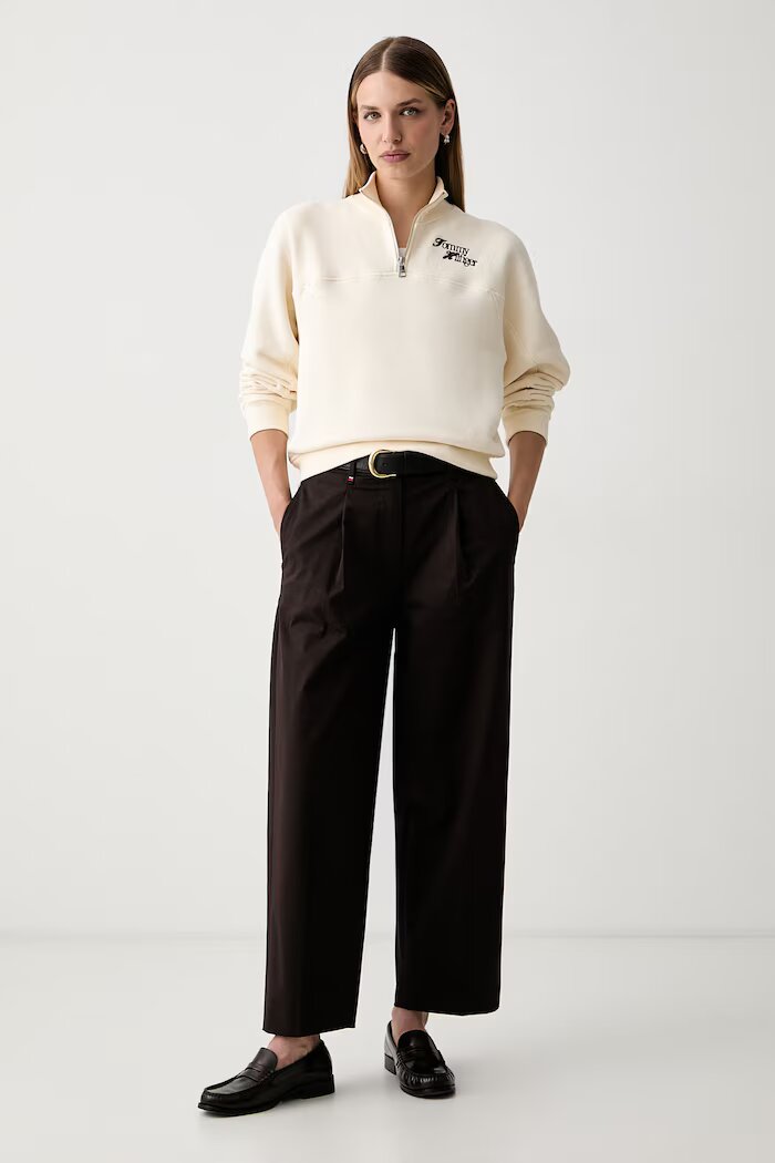 Tommy Hilfiger суичър с памук бежов WW0WW51878