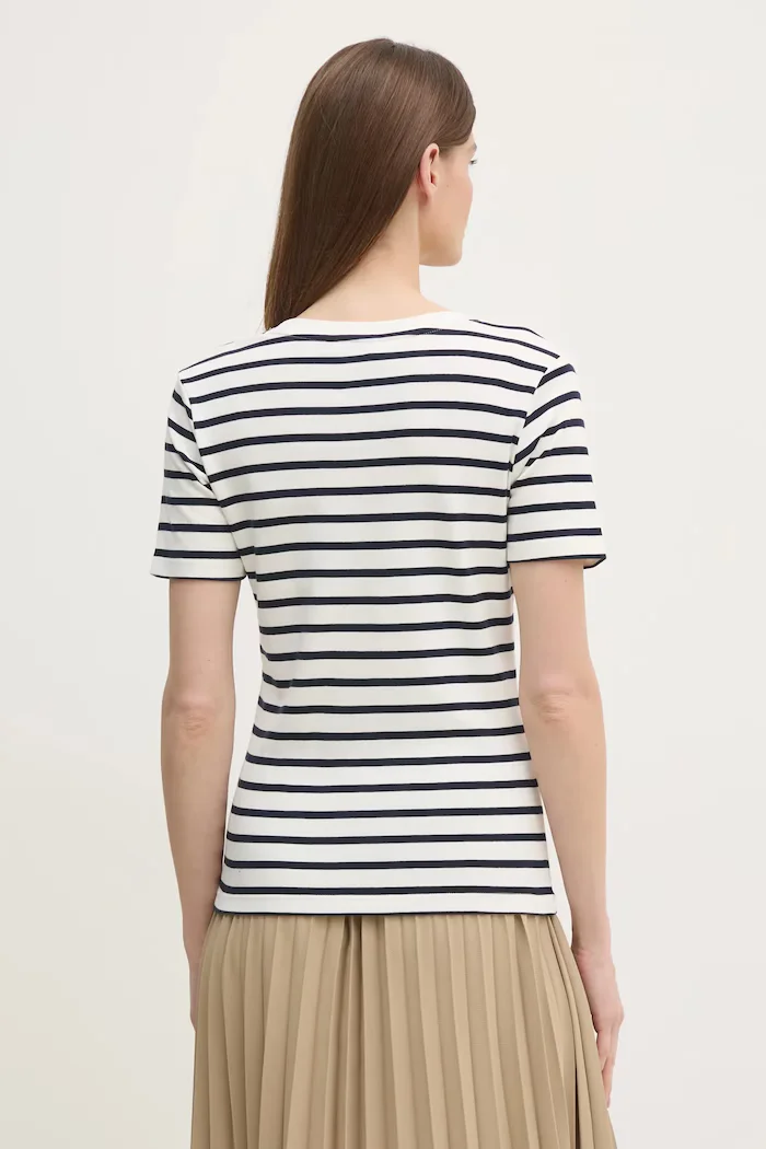 Tommy Hilfiger тениска дамска от памук бяла WW0WW40584