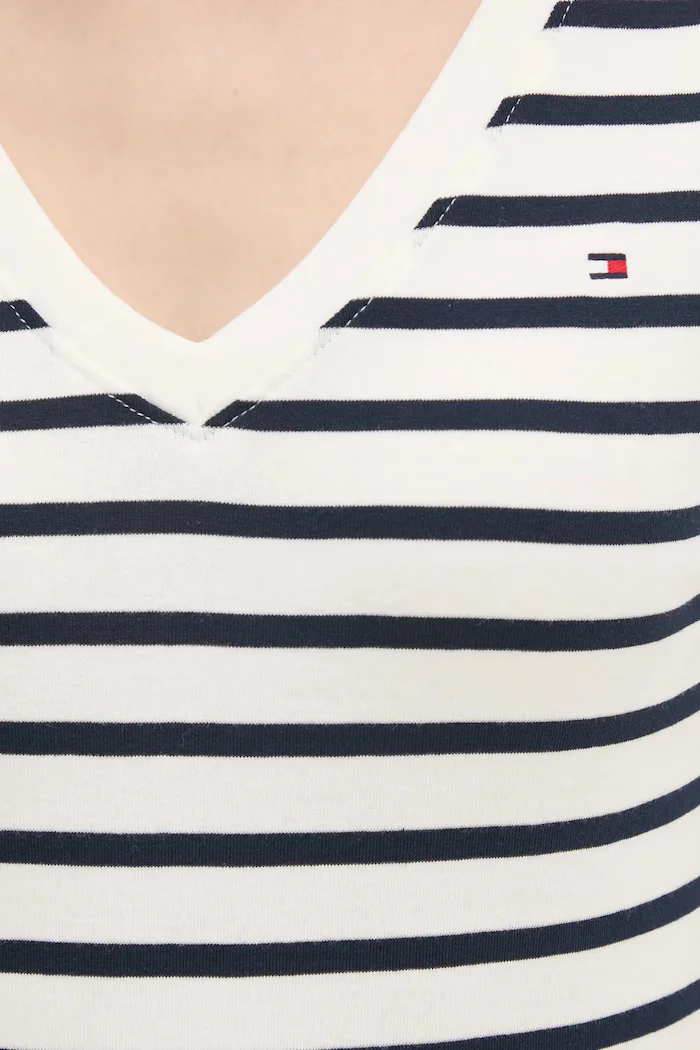 Tommy Hilfiger тениска дамска от памук бяла WW0WW40584