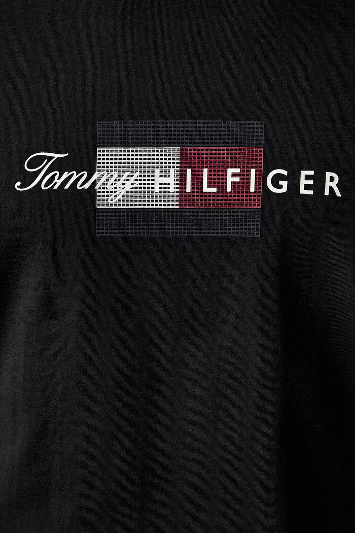 Tommy Hilfiger тениска мъжка от памук черна MW0MW43226