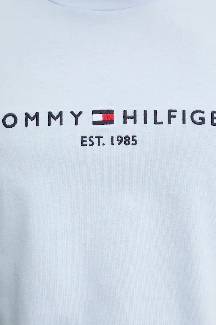 Tommy Hilfiger тениска мъжка от памук синя MW0MW11797