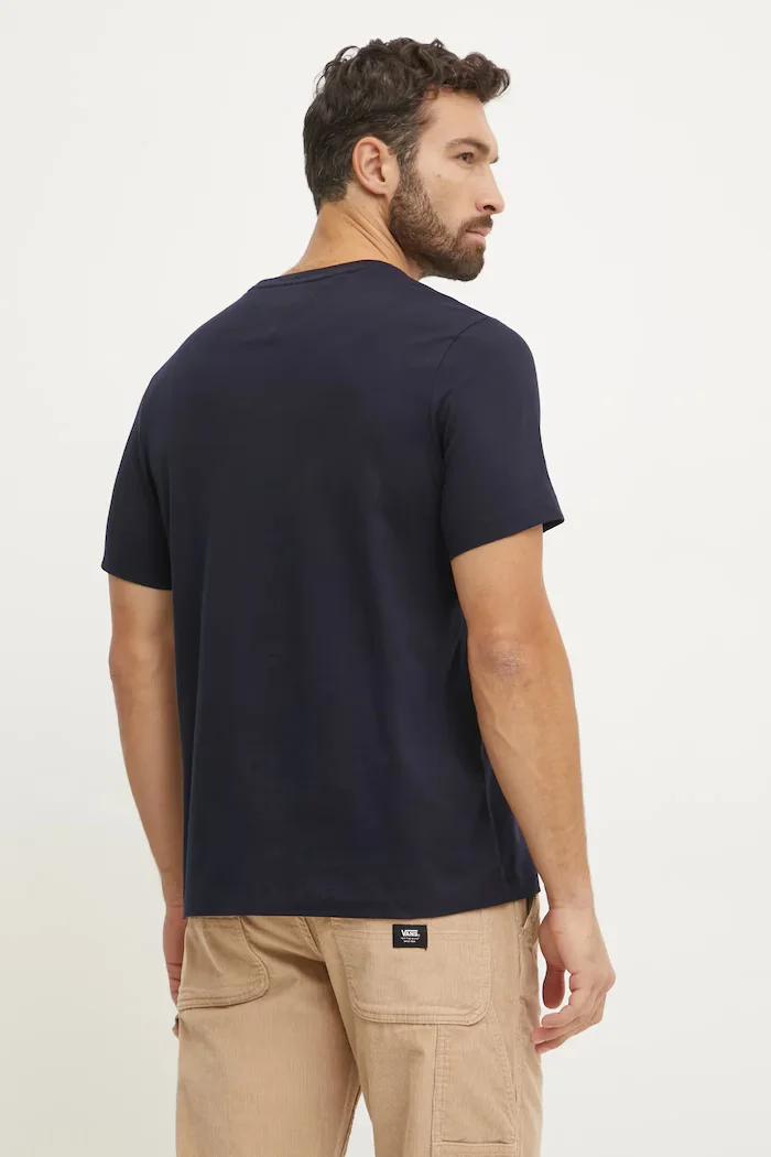 Tommy Hilfiger тениска мъжка от памук тъмносиня MW0MW37283