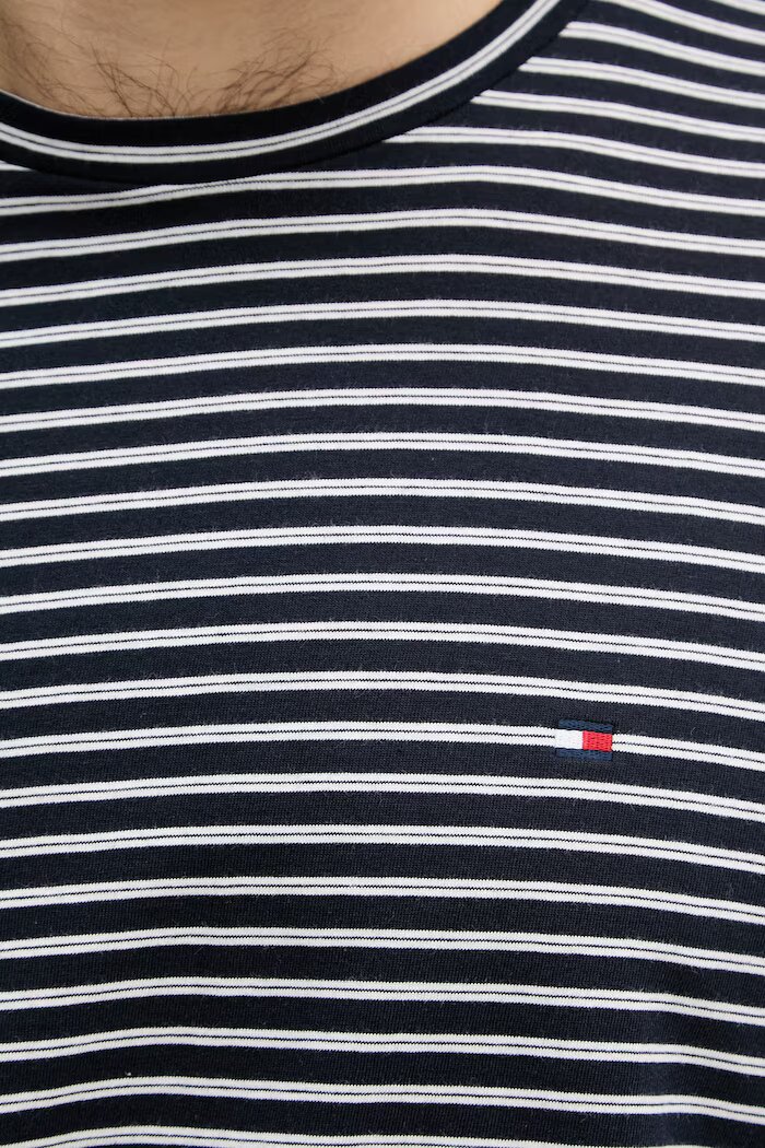Tommy Hilfiger тениска мъжка от памук тъмносиня MW0MW40923