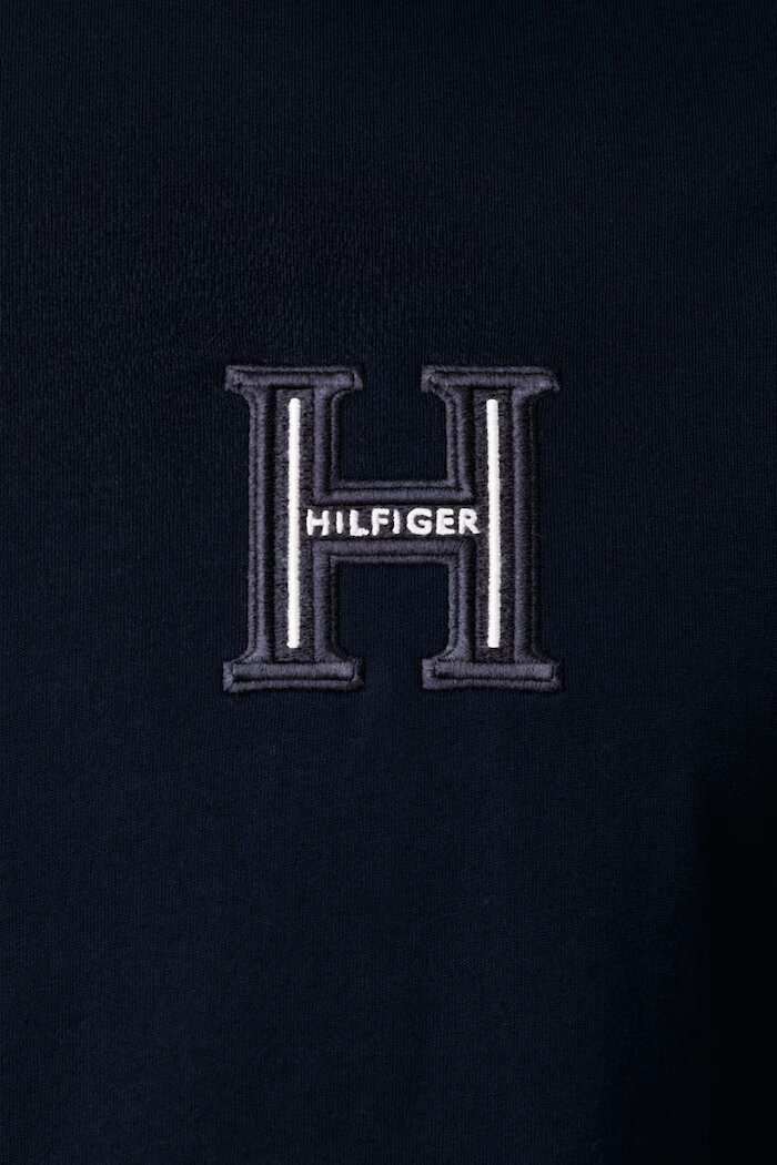 Tommy Hilfiger тениска мъжка от памук тъмносиня MW0MW44917