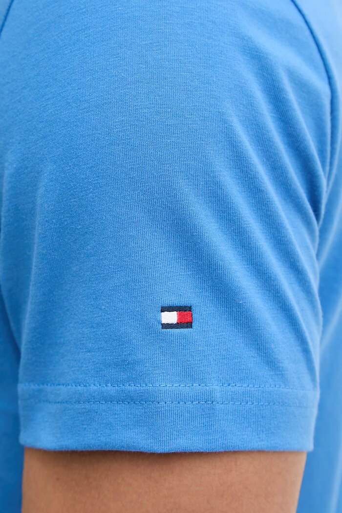 Tommy Hilfiger тениска мъжка памучна синя MW0MW11797