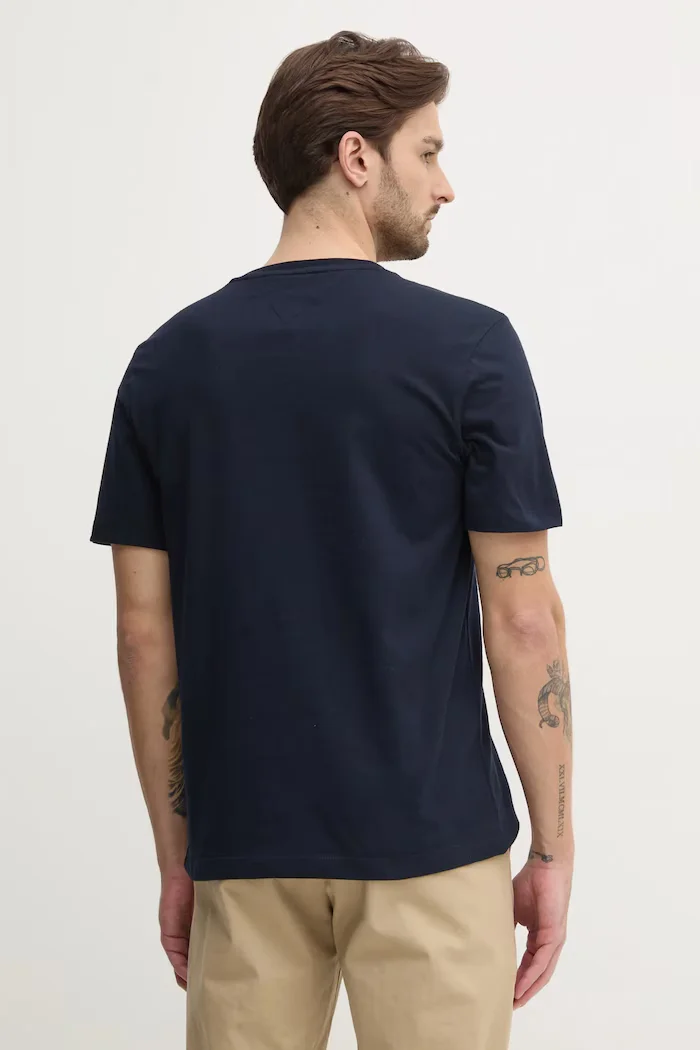 Tommy Hilfiger тениска мъжка памучна тъмносиня MW0MW39249