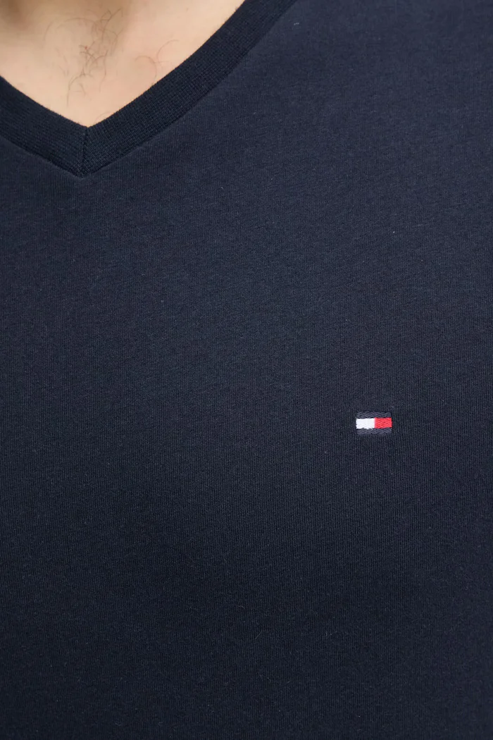 Tommy Hilfiger тениска мъжка памучна тъмносиня MW0MW39249