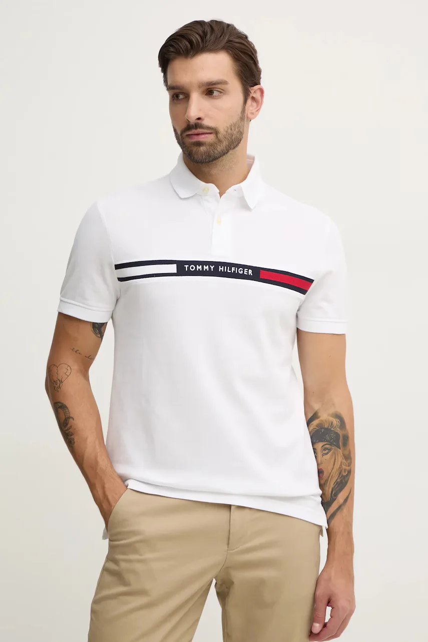 Tommy Hilfiger Тениска с яка