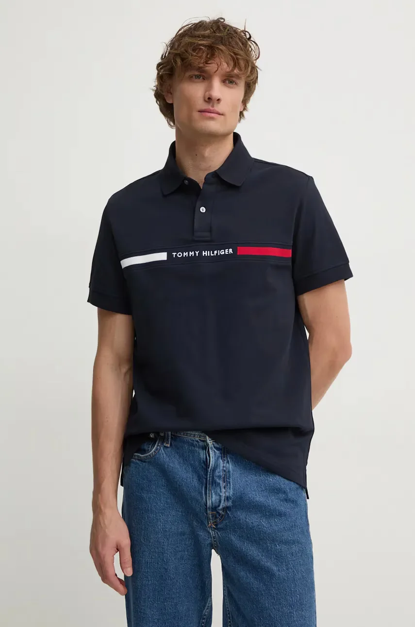 Tommy Hilfiger Тениска с яка