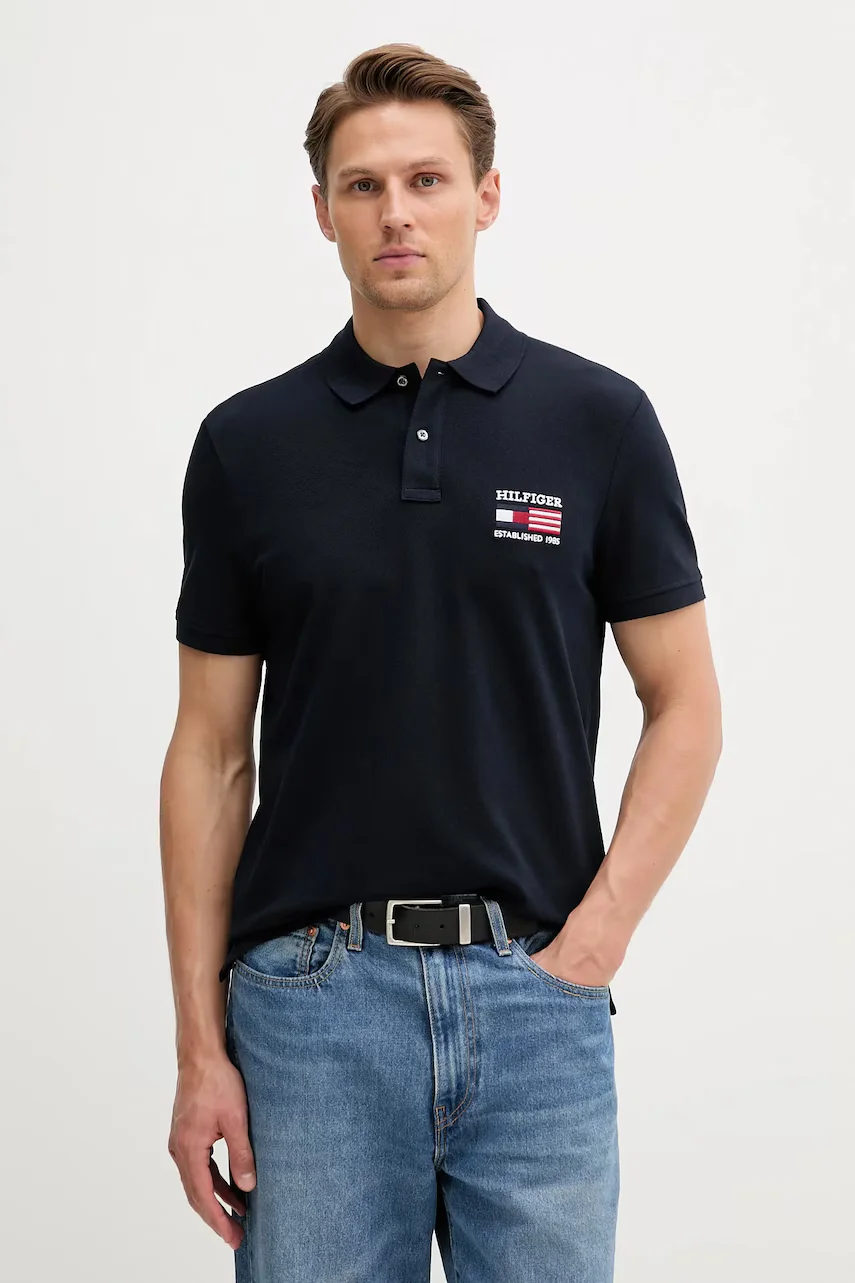 Tommy Hilfiger Тениска с яка