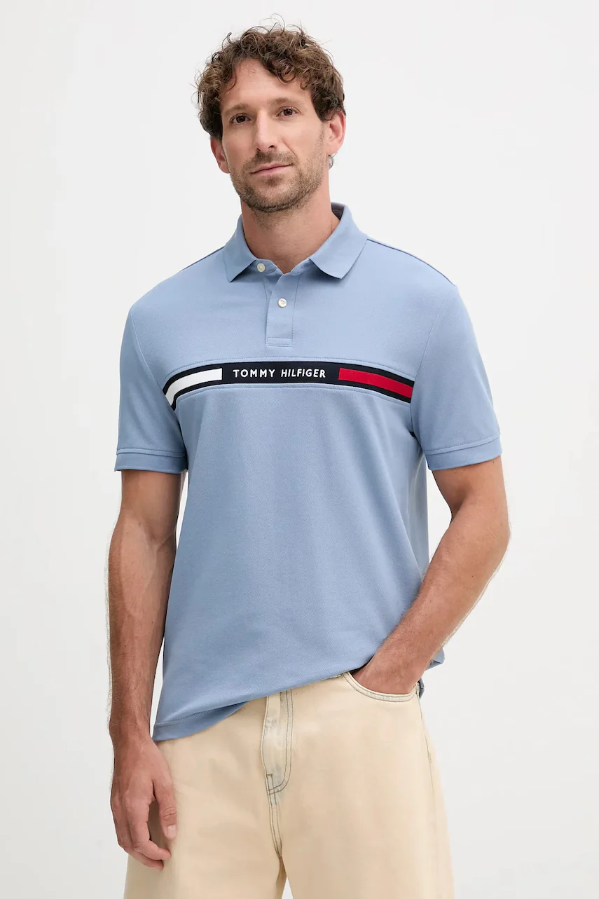 Tommy Hilfiger Тениска с яка