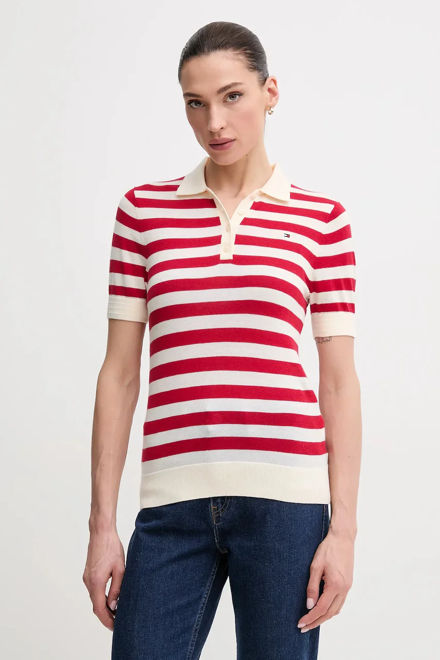 Tommy Hilfiger Тениска с яка