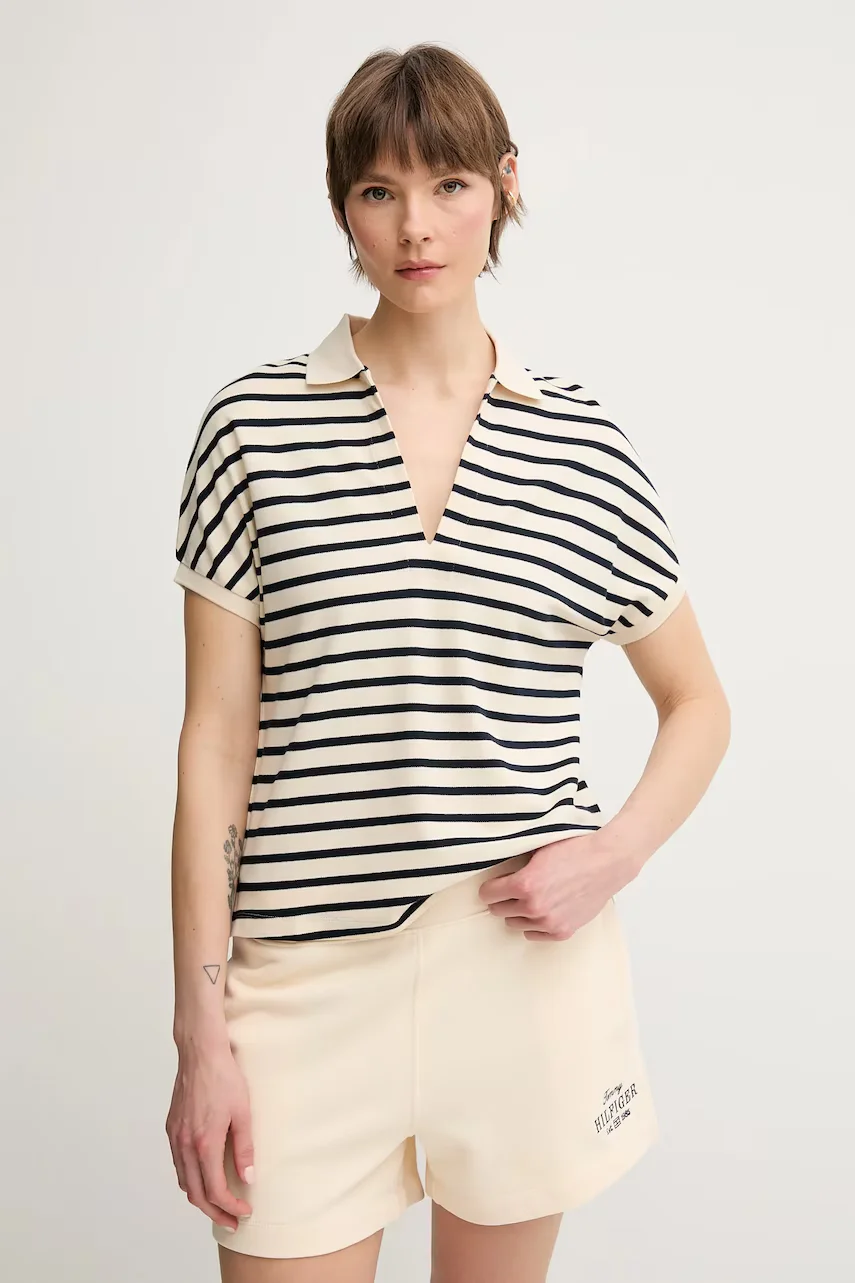 Tommy Hilfiger Тениска с яка