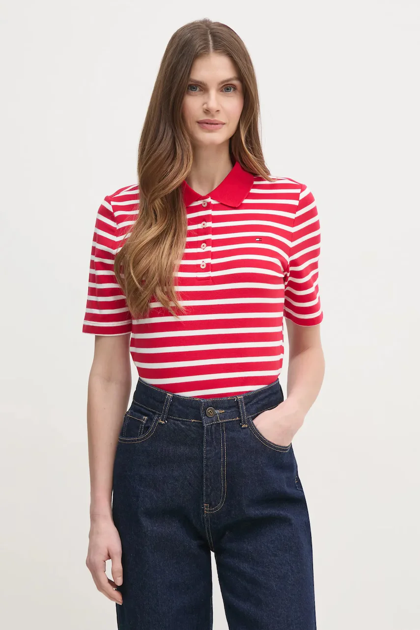 Tommy Hilfiger Тениска с яка