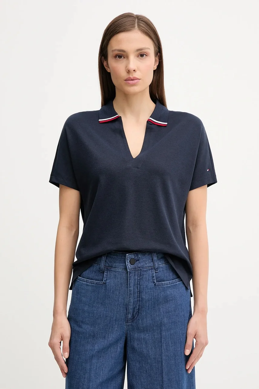Tommy Hilfiger Тениска с яка