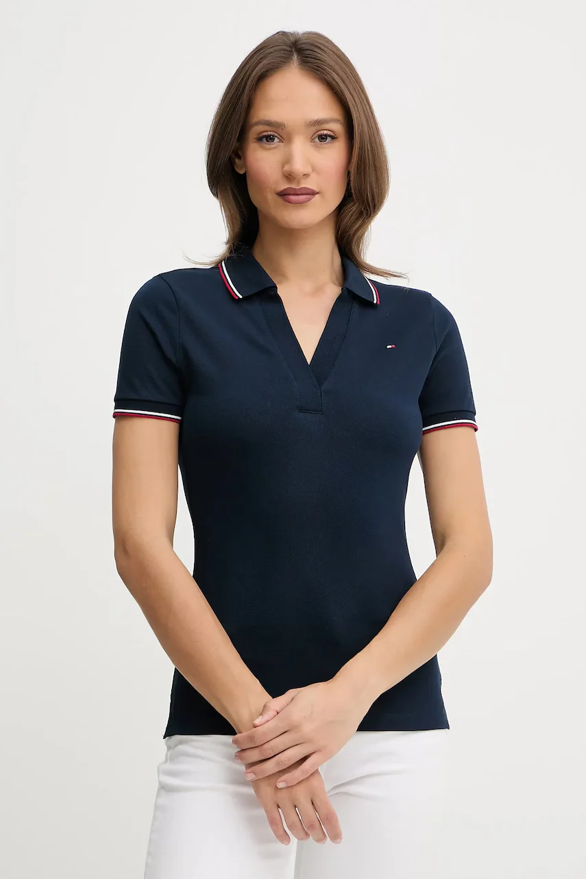 Tommy Hilfiger Тениска с яка