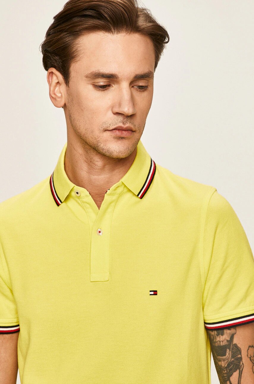 Tommy Hilfiger Тениска с яка