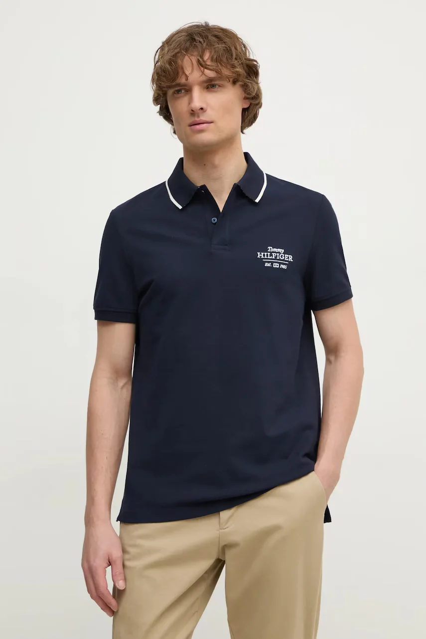 Tommy Hilfiger Тениска с яка
