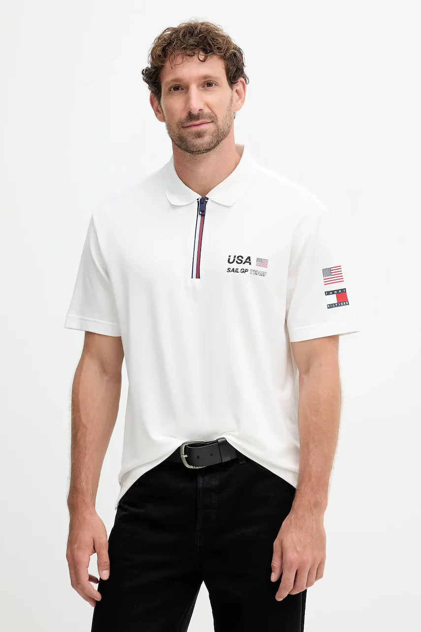 Tommy Hilfiger Тениска с яка x SAIL GP