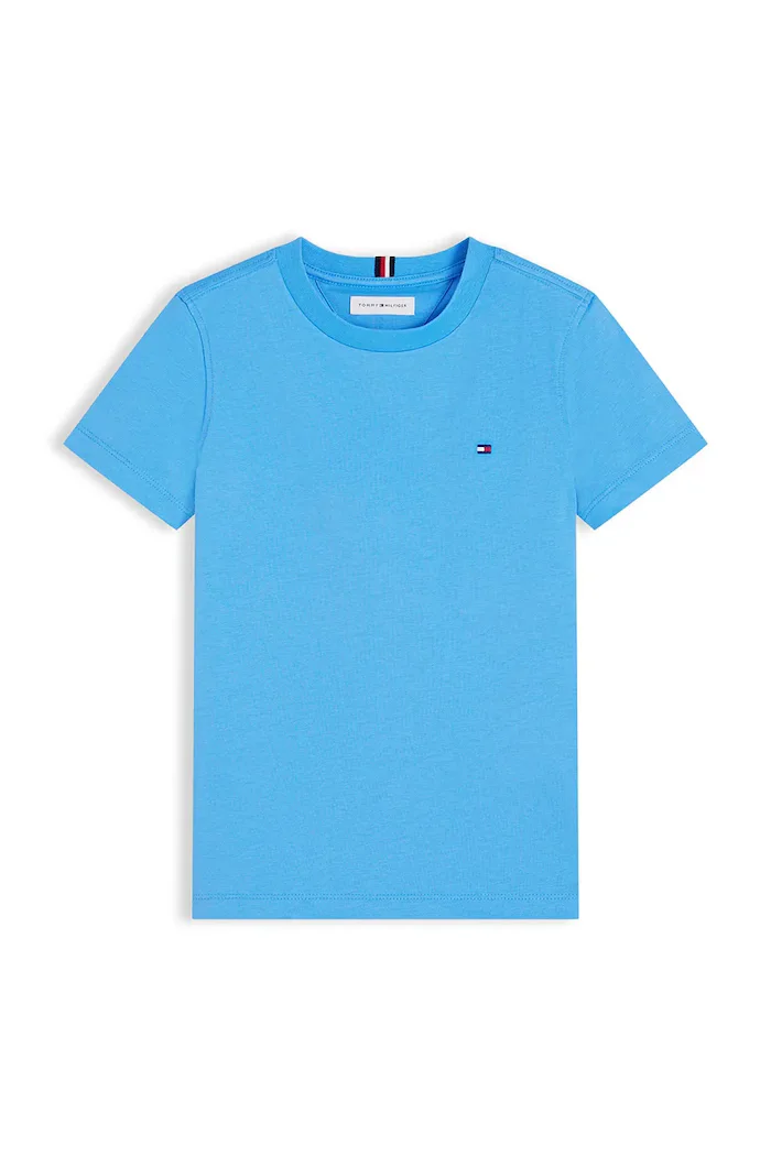 Tommy Hilfiger тениска за деца от памук синя KB0KB06879.104.122.9BY2