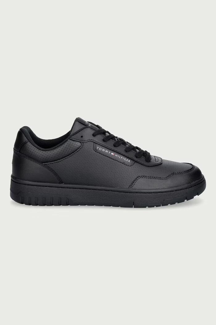 Tommy Hilfiger TH BASKET CORE LEATHER маратонки мъжки черни FM0FM05927