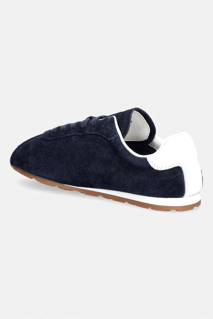 Tommy Hilfiger TH BELLA LOW RUNNER SUEDE маратонки дамски от велур тъмносини FW0FW09189