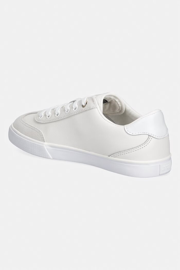 Tommy Hilfiger TH CHIC LOW VULC ниски кецове дамски от кожа бели ниски FW0FW09391