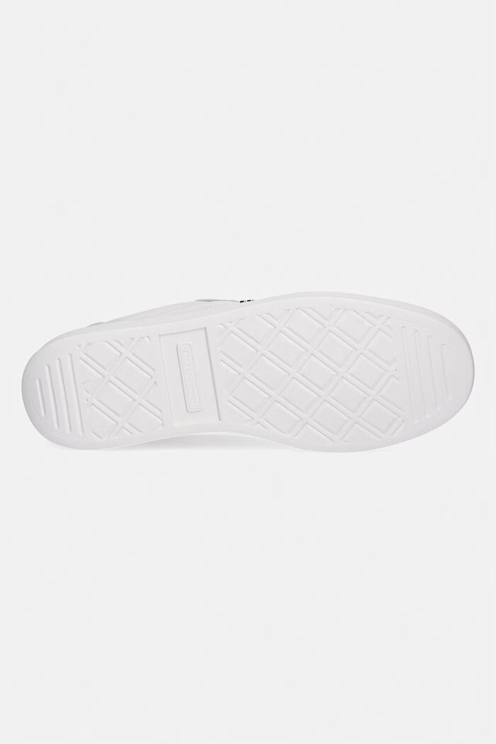 Tommy Hilfiger TH HERITAGE SHINY SNEAKER дамски кожени маратонки бели FW0FW09179