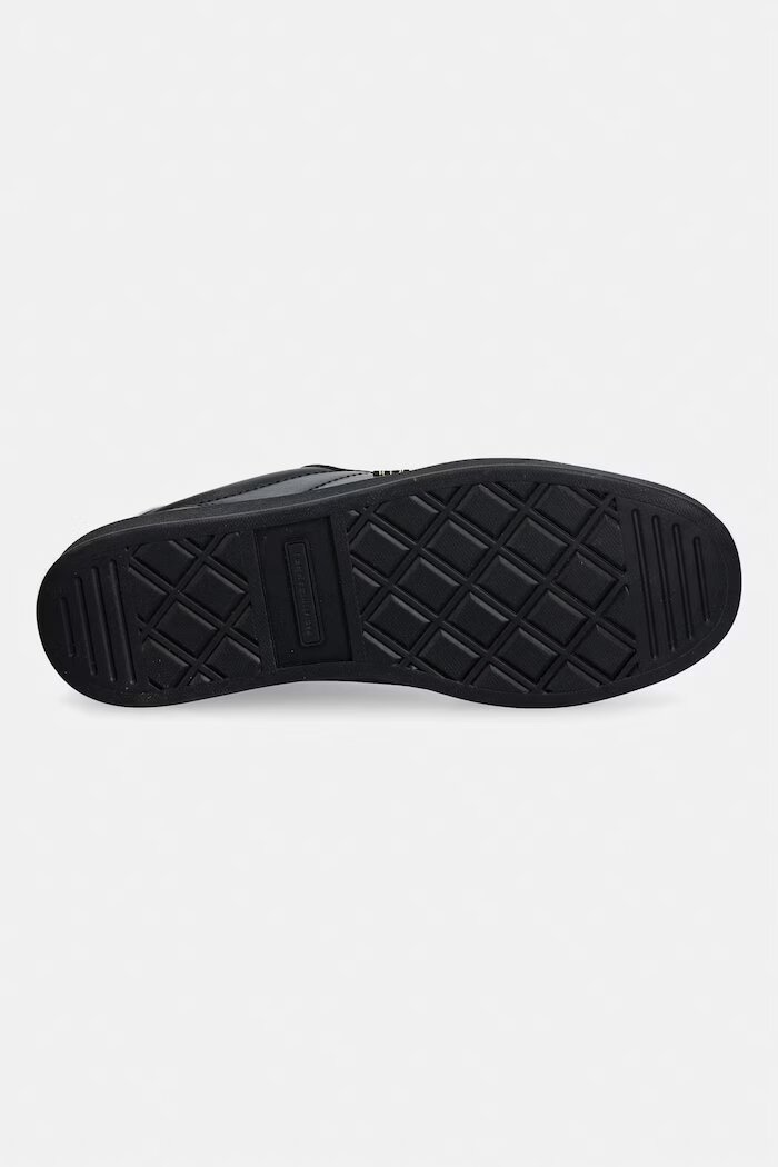 Tommy Hilfiger TH HERITAGE SHINY SNEAKER маратонки дамски кожени черни FW0FW09179